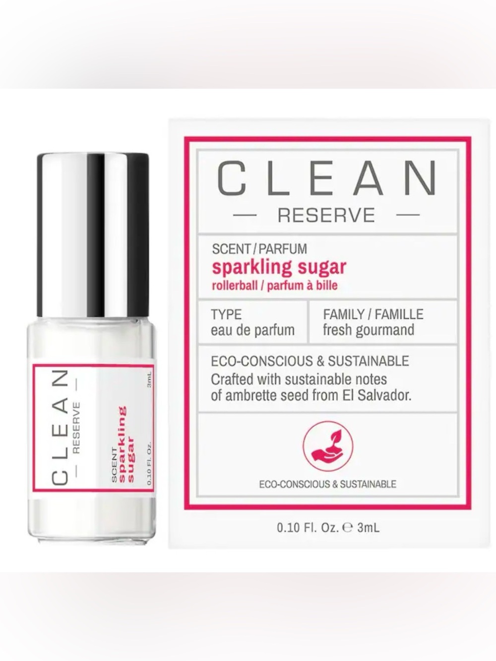 CLEAN Reserve Rollerball Fragrance in Sparkling Sugar - Mini Size 0.10 ML - Picture 8 of 9